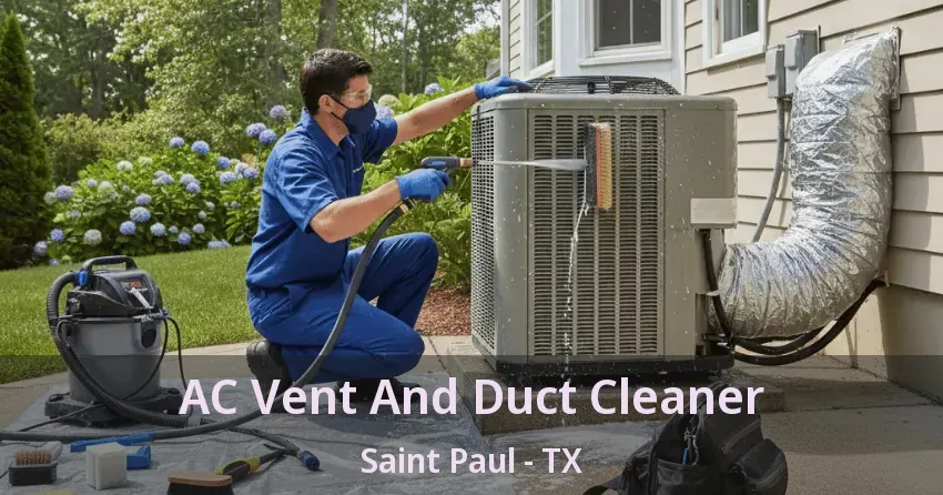 AC Vent And Duct Cleaner Saint Paul - TX