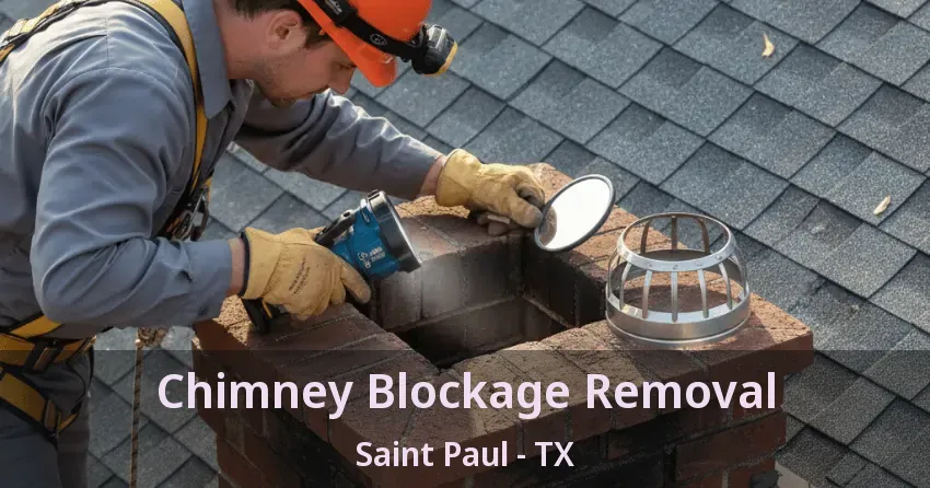 Chimney Blockage Removal Saint Paul - TX