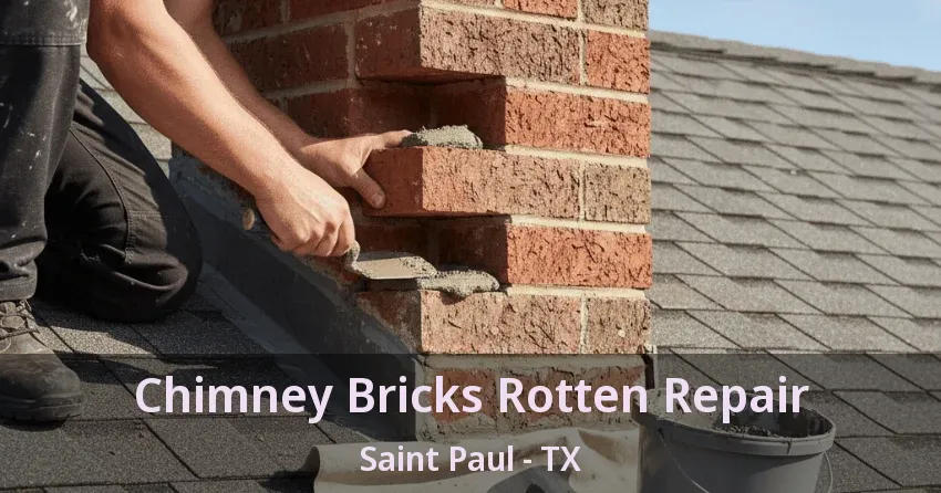 Chimney Bricks Rotten Repair Saint Paul - TX