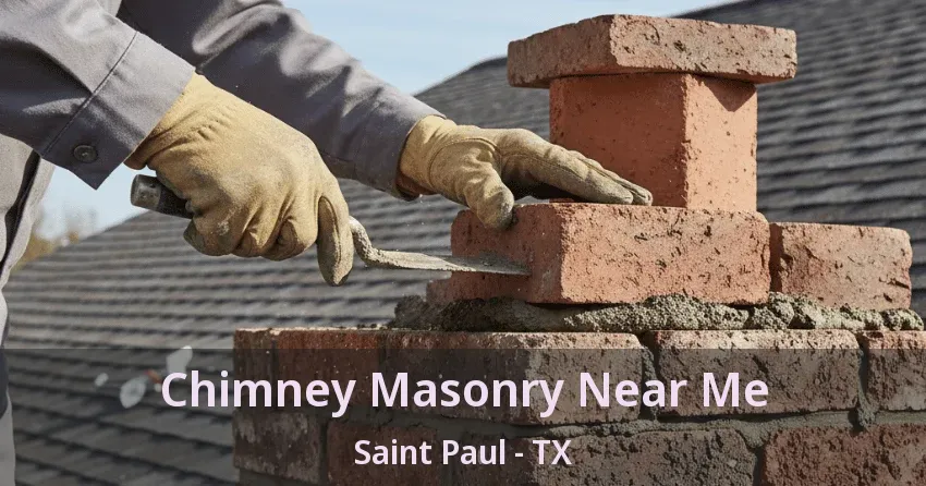 Chimney Masonry Near Me Saint Paul - TX