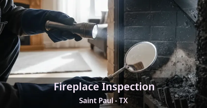 Fireplace Inspection Saint Paul - TX