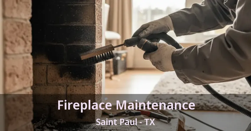 Fireplace Maintenance Saint Paul - TX