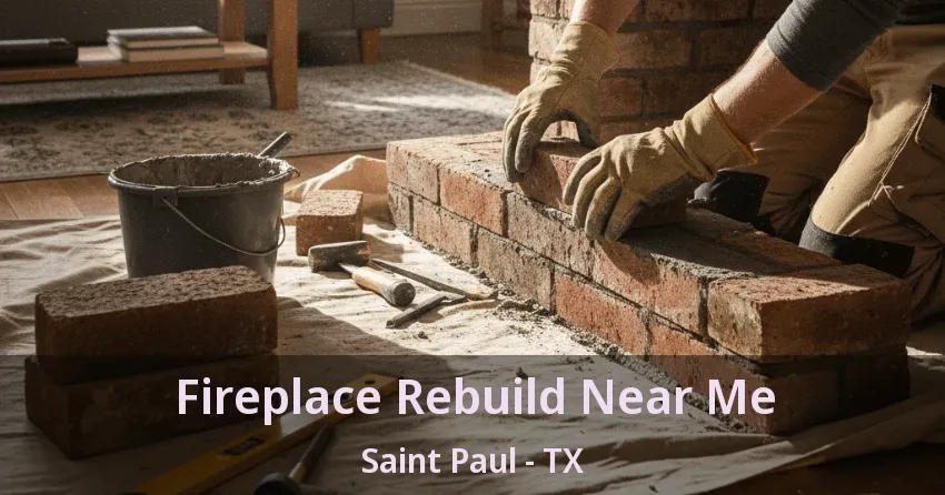 Fireplace Rebuild Near Me Saint Paul - TX