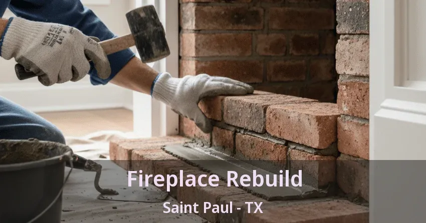 Fireplace Rebuild Saint Paul - TX