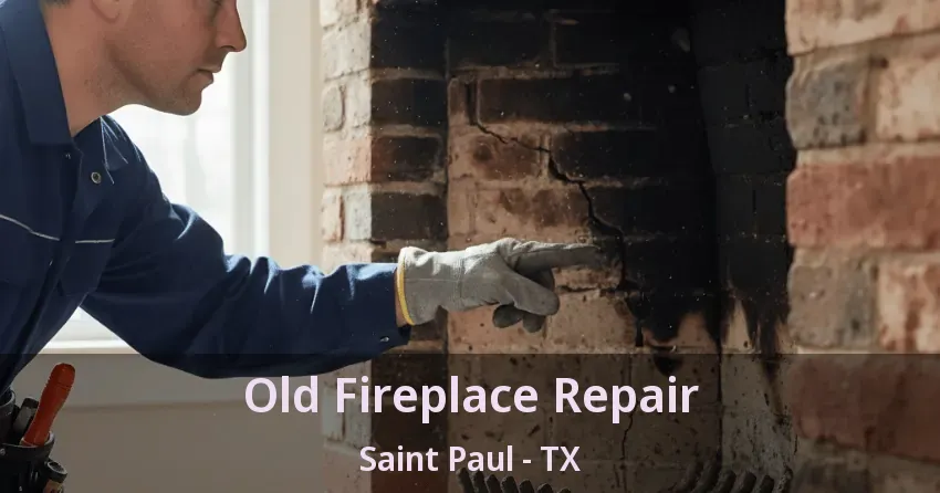Old Fireplace Repair Saint Paul - TX