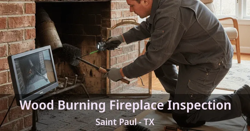 Wood Burning Fireplace Inspection Saint Paul - TX Wood Burning Fireplace Inspection Saint Paul - TX